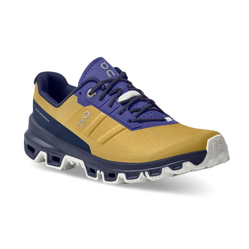 On Running Cloudventure Women's Hiking Shoes Bronze | Acai Yellow | ZLXJN-2971