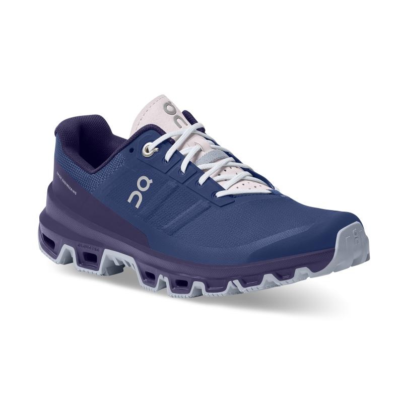 On Running Cloudventure Women's Hiking Shoes Twilight | Acai Navy | WNTRD-0497