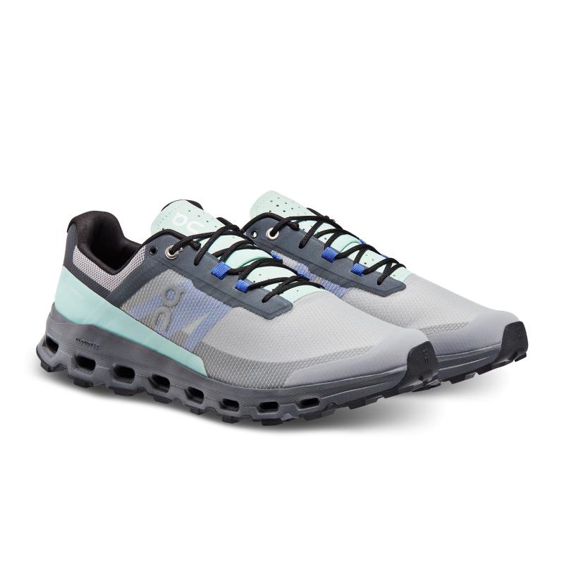 On Running Cloudvista Men's Hiking Shoes Alloy | Black | ADOCQ-6810