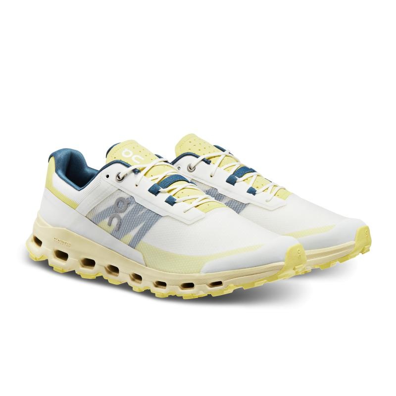 On Running Cloudvista Men's Hiking Shoes Ivory | Endive Yellow | MOKHN-7650