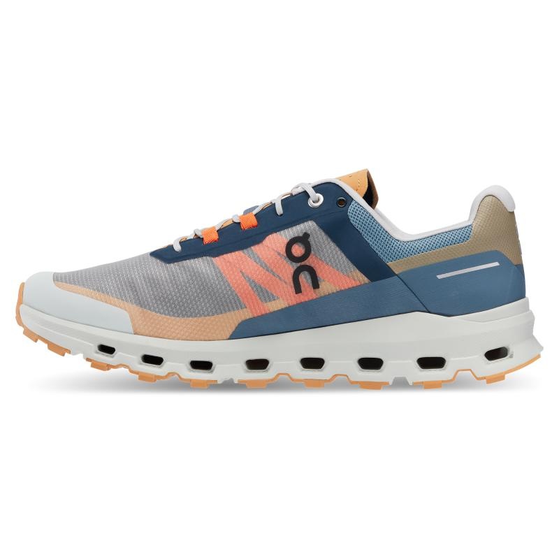 On Running Cloudvista Men's Trail Running Shoes Navy | Mineral | UKGYD-0541