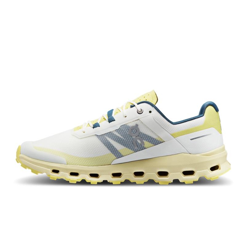 On Running Cloudvista Men's Trail Running Shoes Ivory | Endive Yellow | RDJNQ-1932