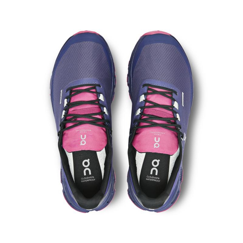 On Running Cloudvista Waterproof Women's Trail Running Shoes Flint | Acai Purple | TVOQN-0547