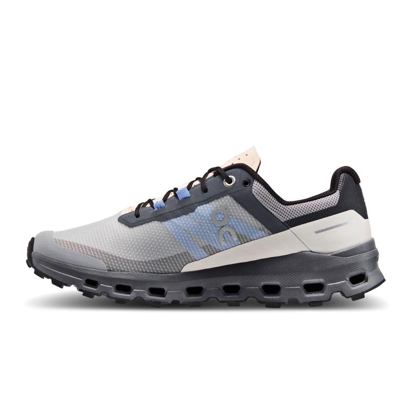 On Running Cloudvista Women's Hiking Shoes Alloy | Black | OZHFV-6412