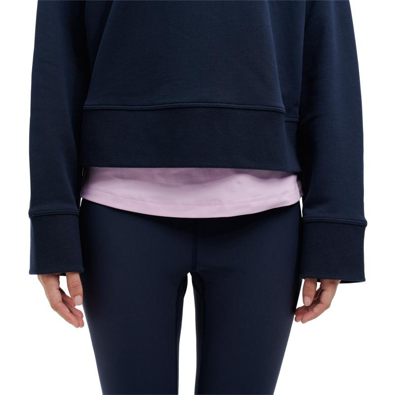 On Running Crew Neck Women's Sweater Navy | JBEGK-4537