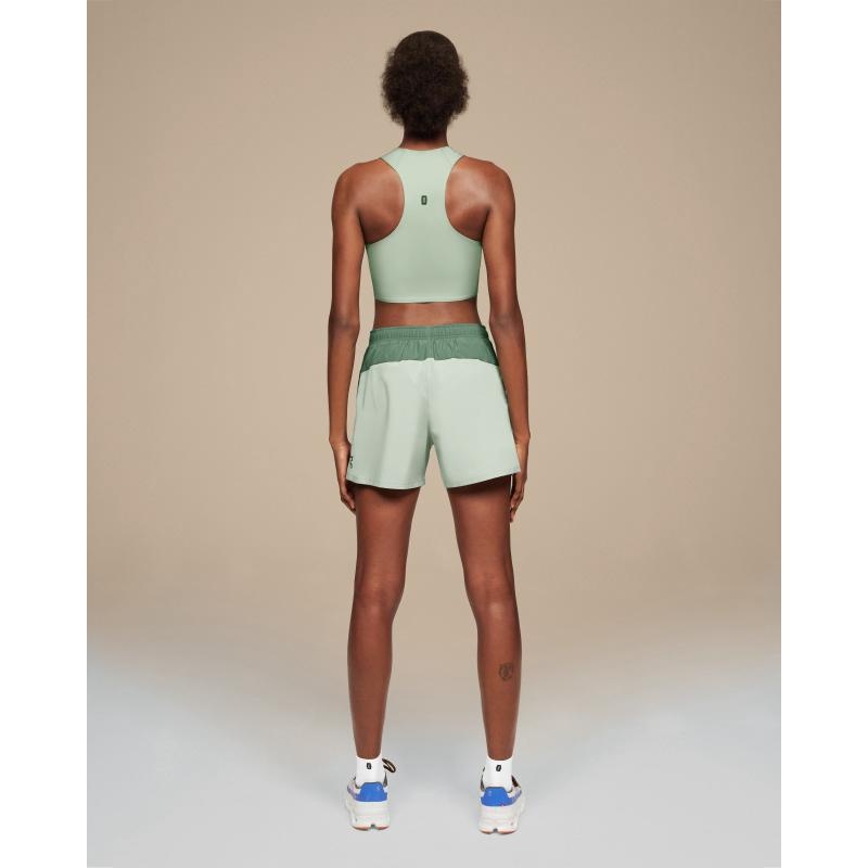 On Running Essential Women's Short Moss | Ivy Mint | BUQSP-1395