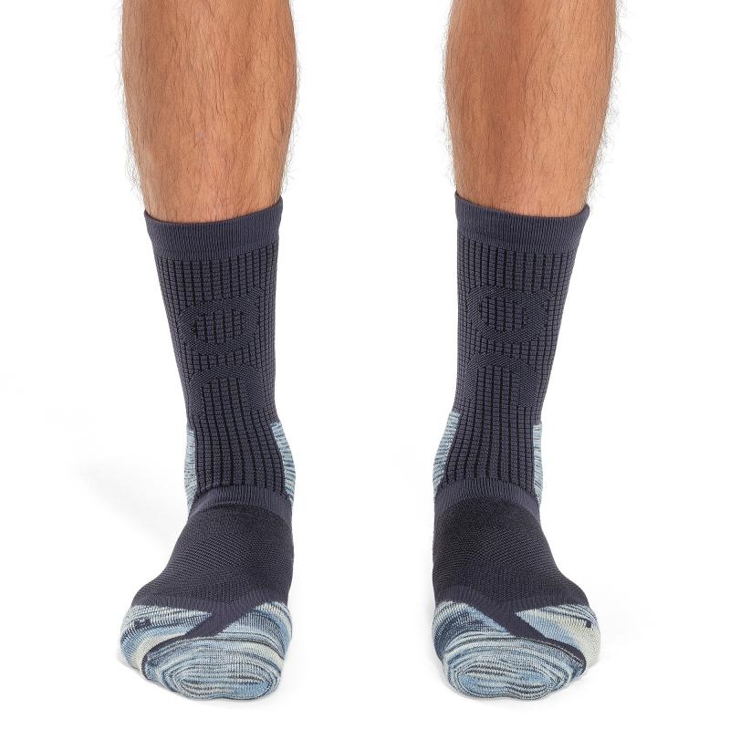 On Running Explorer Merino Men's Sock Midnight | Cobalt Navy | NQTCW-9378