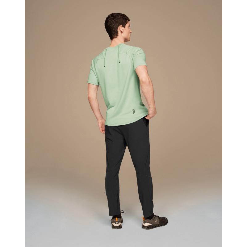 On Running Focus-T Men's T-Shirt Moss Mint | YWDJG-9302