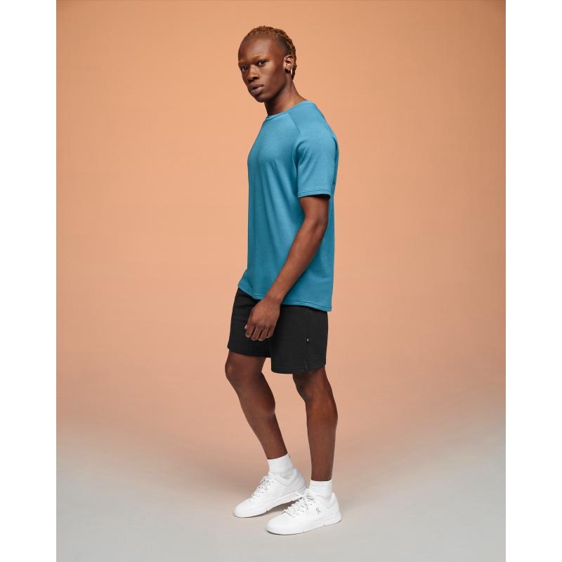 On Running Focus-T Men's T-Shirt Stellar Blue | WGAJO-4603