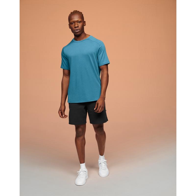 On Running Focus-T Men's T-Shirt Stellar Blue | WGAJO-4603