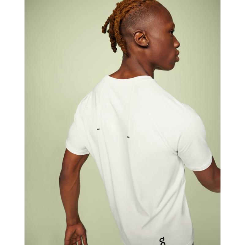 On Running Focus-T Men's T-Shirt White | QXPHM-7164