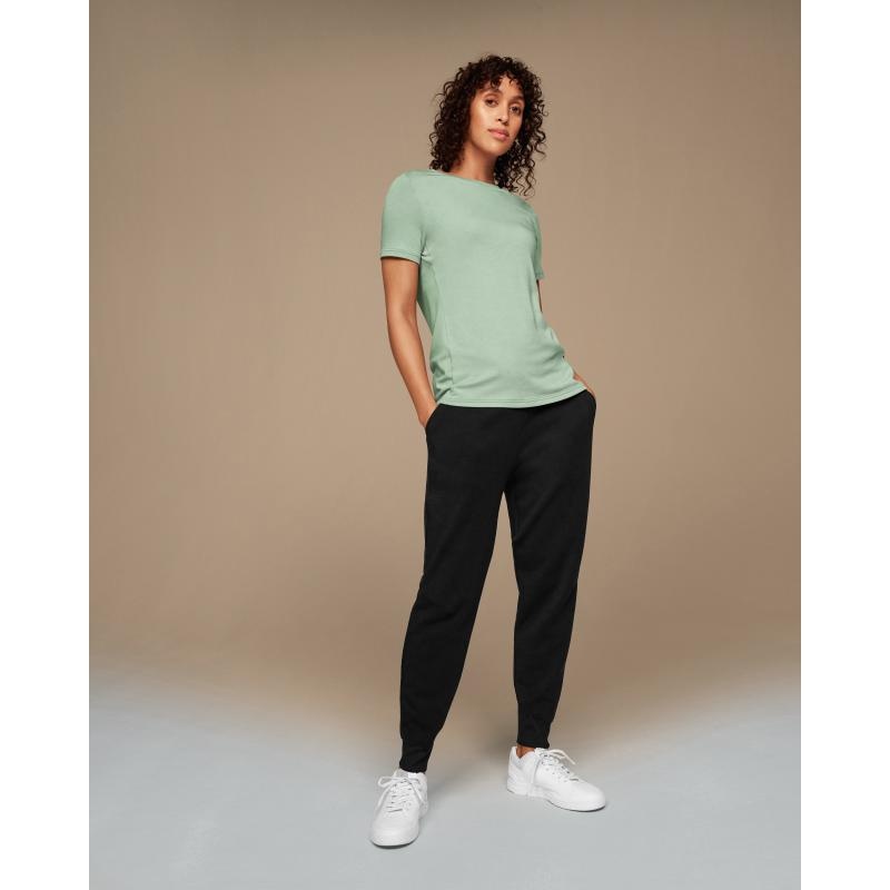 On Running Focus-T Women's T-Shirt Moss Mint | ESNAY-5329