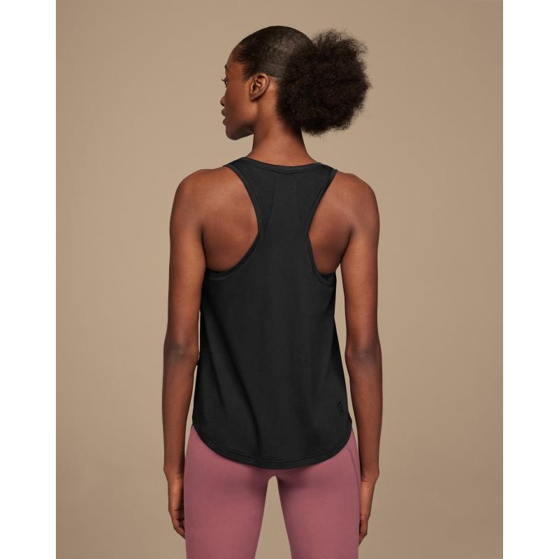 On Running Focus Women's Tank Top Black | UAPWK-3864