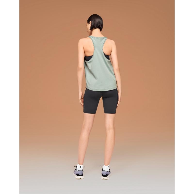 On Running Focus Women's Tank Top Moss Mint | VJUZI-7261