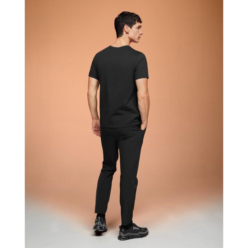 On Running Graphic-T Men's T-Shirt Black | GAFHT-9153