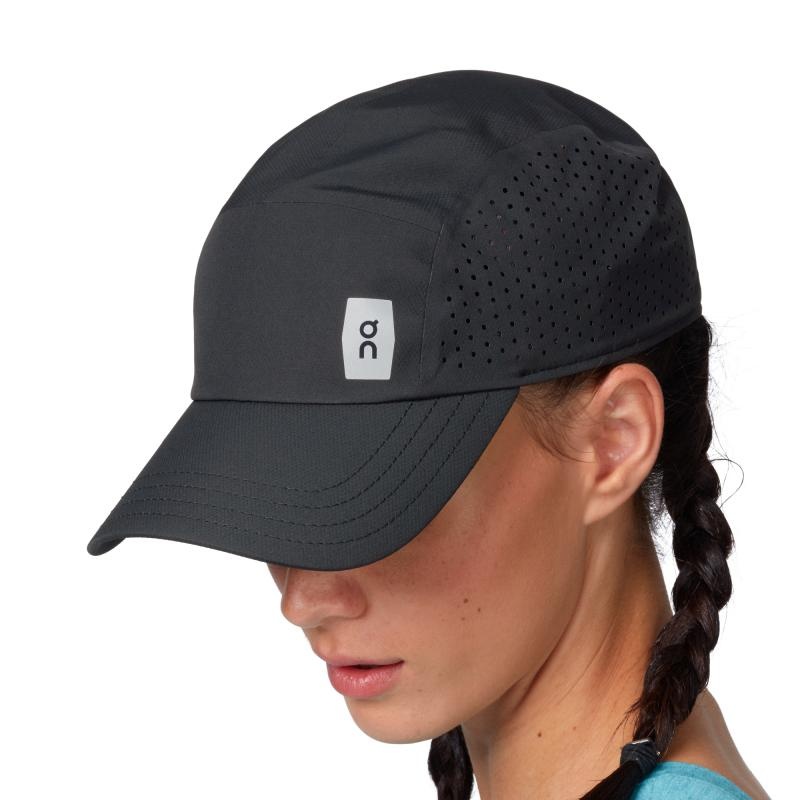 On Running Lightweight Men's Cap Black | XASUM-5418