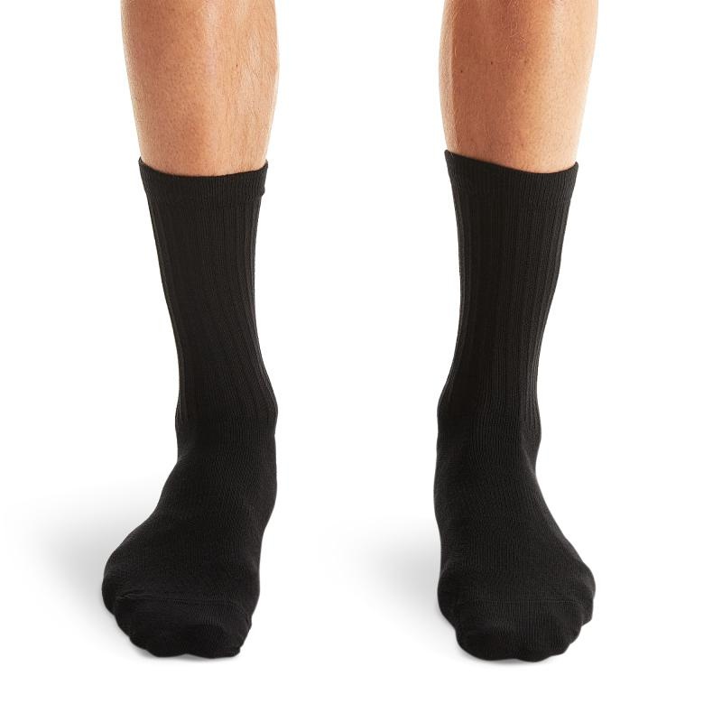 On Running Logo 3-Pack Men's Sock Black | OGVWM-7302