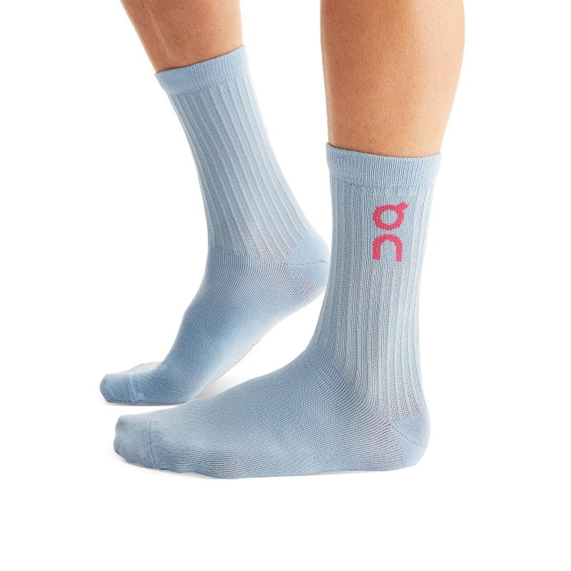 On Running Logo 3-Pack Men's Sock Zest | Stratosphere | YBSVO-9280