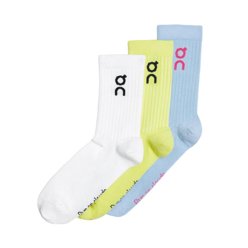 On Running Logo 3-Pack Men\'s Sock Zest | Stratosphere | YBSVO-9280