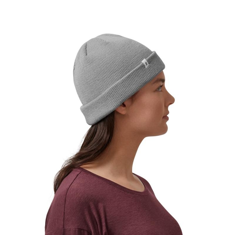 On Running Merino Men's Beanie Lunar Grey | UQZAX-2867