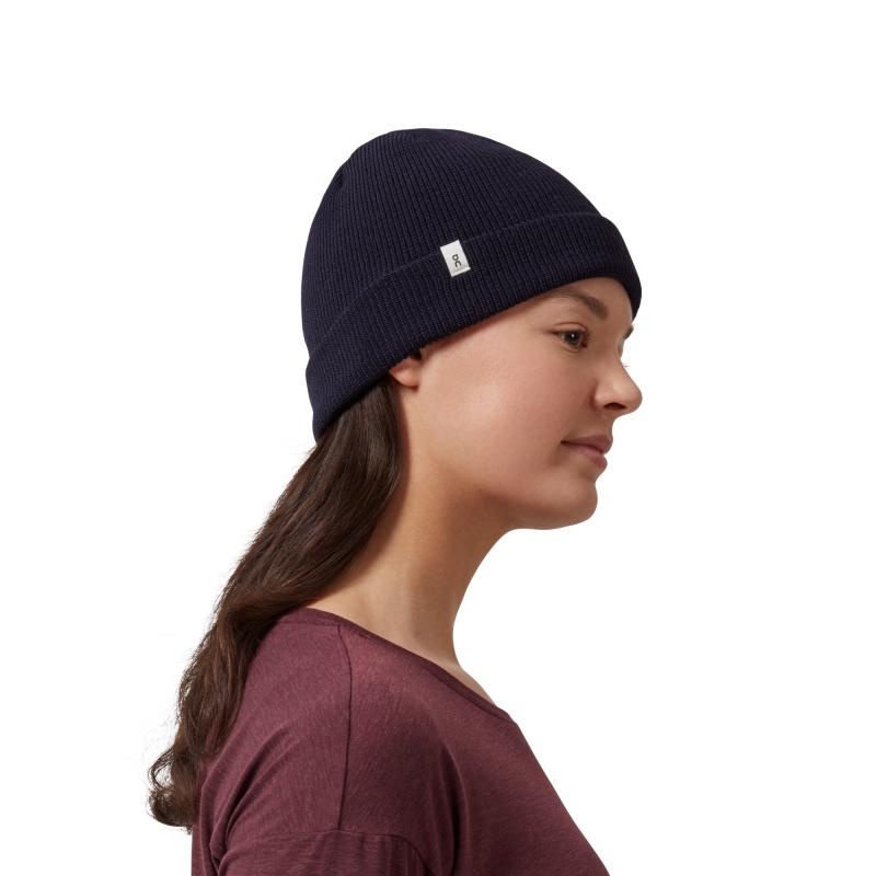 On Running Merino Men's Beanie Navy | YOFDG-3672