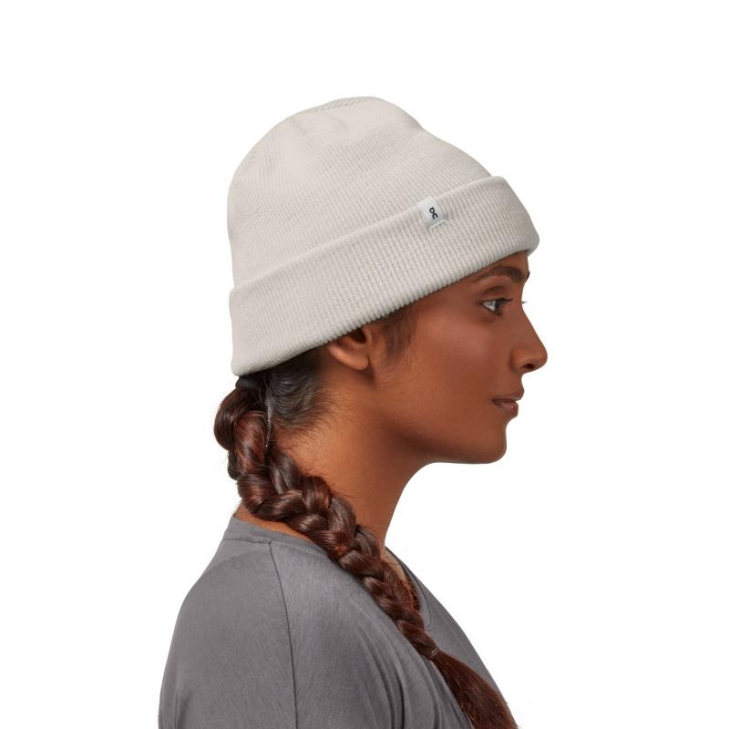 On Running Merino Men's Beanie White | YXPBA-4872