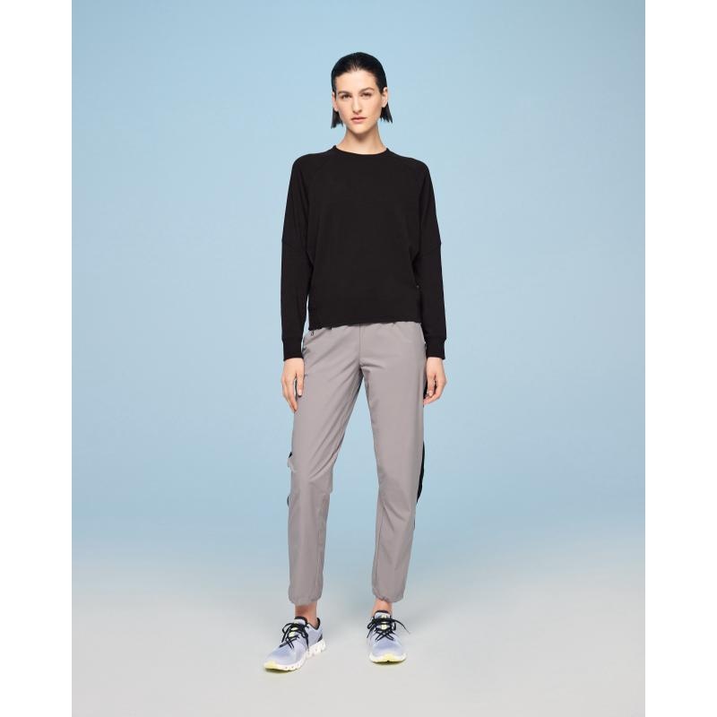 On Running Movement Crew Women's Sweater Black | FZDCV-8174