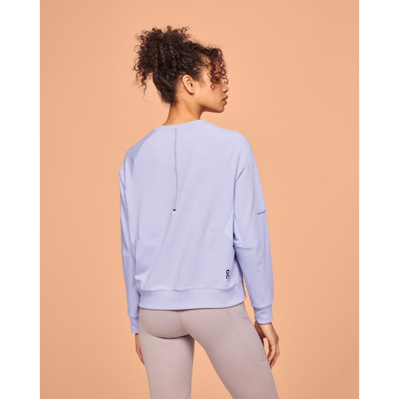 On Running Movement Crew Women's Sweater Lavender Purple | JANCS-4672