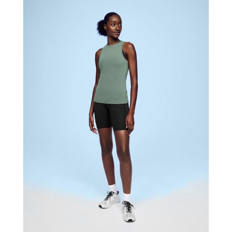 On Running Movement Women's Tank Top Ivy Green | YWKUT-2735