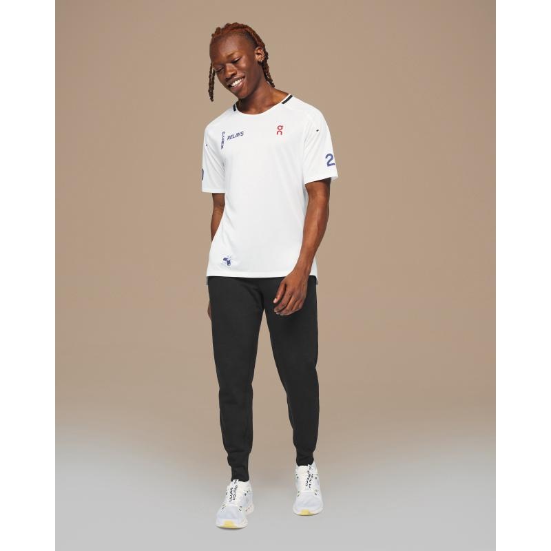 On Running Penn Relays T Men's T-Shirt White | ZEWVR-6973