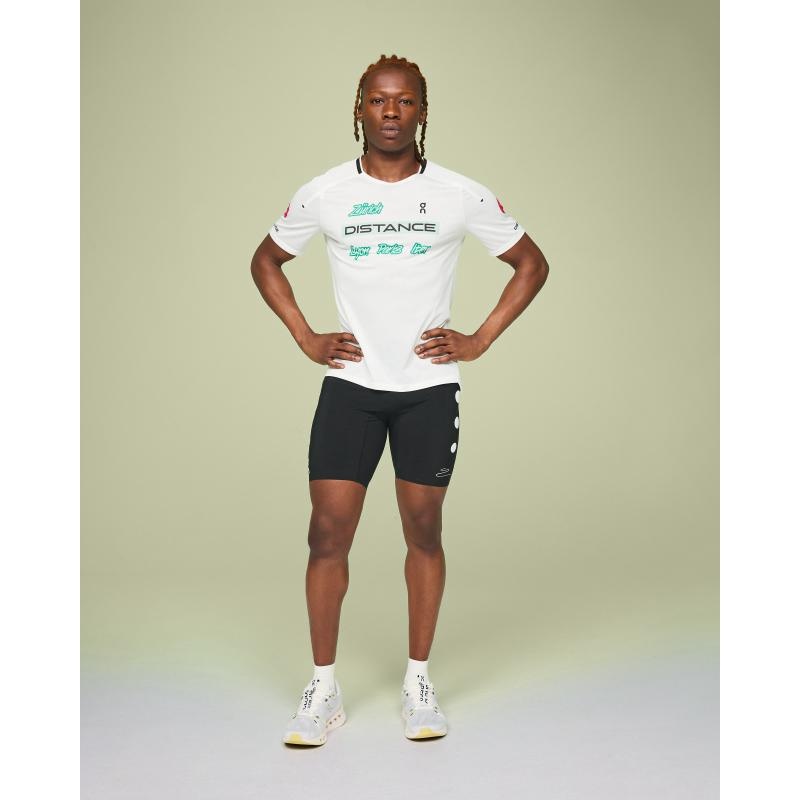 On Running Performance-T Light Distance Men's T-Shirt Mint | White | LSETB-9658