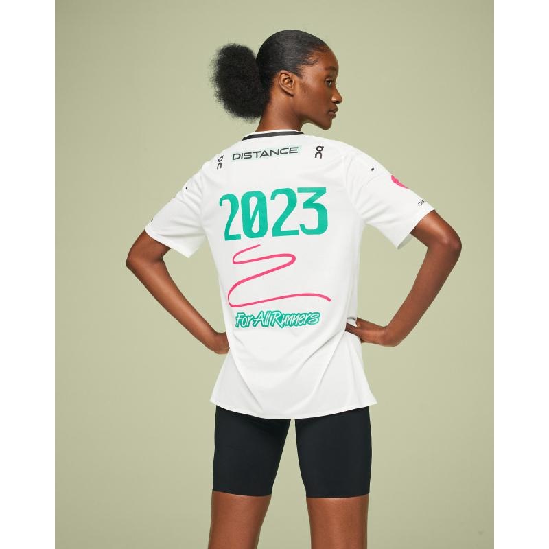 On Running Performance-T Light Distance Women's T-Shirt Mint | White | BHXRZ-7683