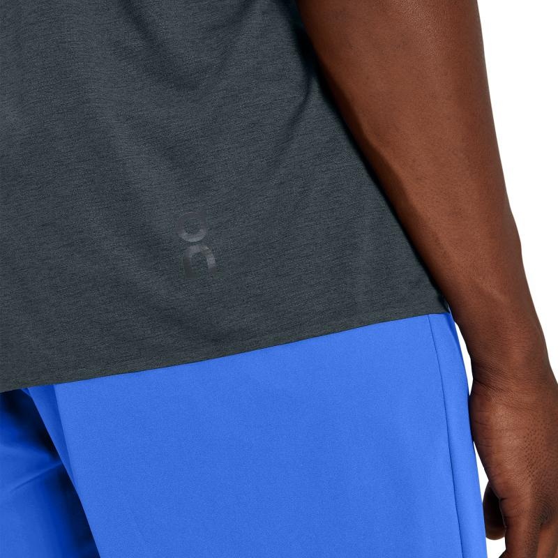 On Running Performance-T Men's T-Shirt Cobalt | Black | DCZKF-8253