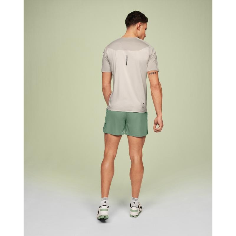 On Running Performance-T Men's T-Shirt Pearl | Undyed-White | IHMKU-9867