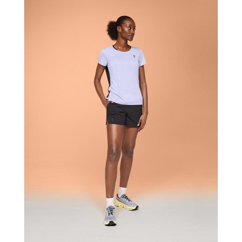 On Running Performance-T Women's T-Shirt Lavender | Black | RTFCU-9073