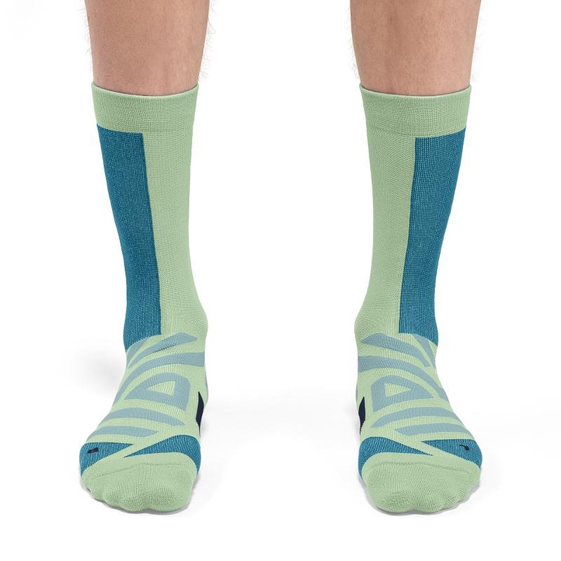 On Running Performance High Men's Sock Meadow | Niagara Green | FUCTZ-2460