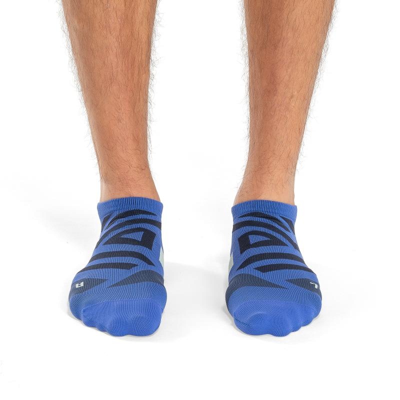 On Running Performance Low Men's Sock Cobalt | Denim Blue | YZUBF-7461