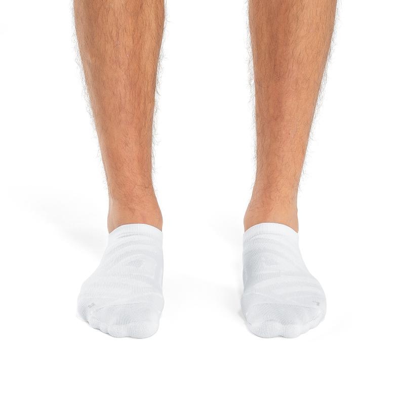 On Running Performance Low Men's Sock White | Ivory | OGQPM-5320