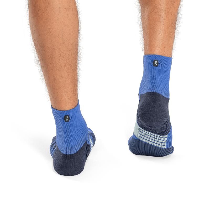 On Running Performance Mid Men's Sock Cobalt | Denim Blue | BGPSQ-5234