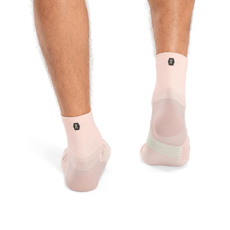 On Running Performance Mid Men's Sock Doe | Creek Pink | GVPJU-8460