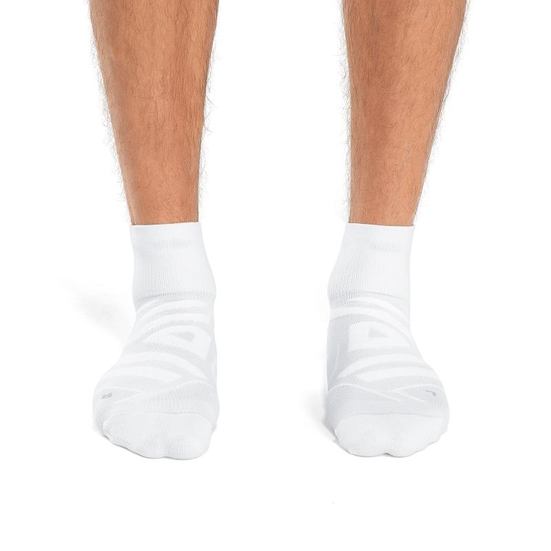 On Running Performance Mid Men's Sock White | Ivory | EVKBA-7426