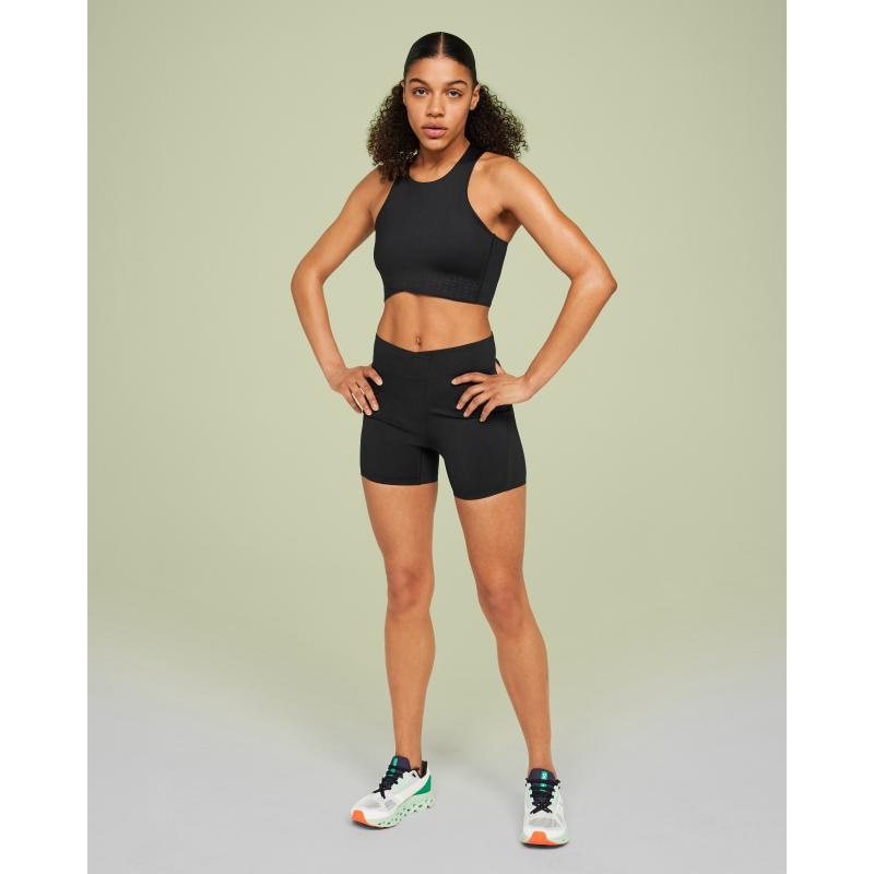 On Running Race Tights Women's Short Black | Shadow | YTMAL-2475