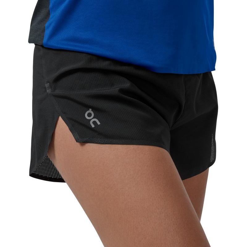 On Running Race Women\'s Short Black | BWVZC-7681