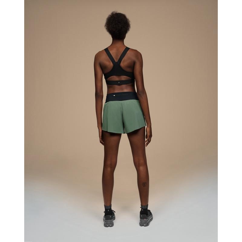 On Running Running Women's Short Ivy | Shadow Green | SWYKD-9234