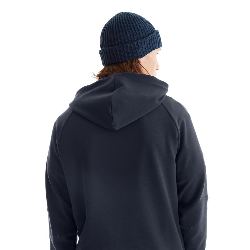 On Running Studio Men's Beanie Navy | QJSPE-8174