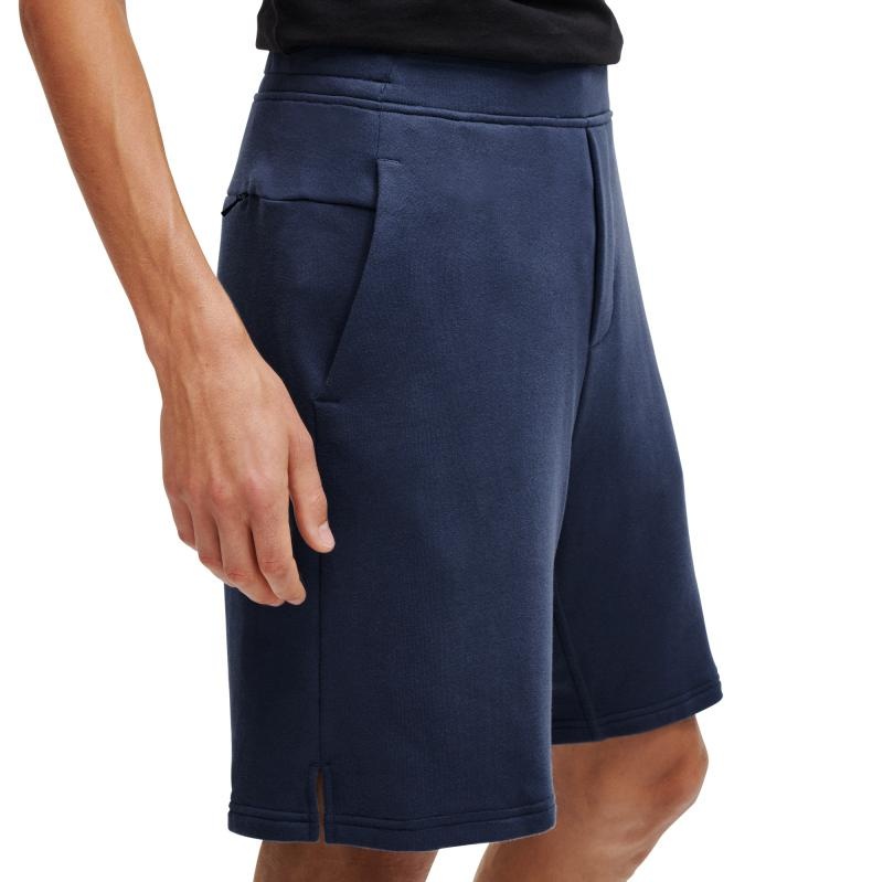 On Running Sweat Men's Short Navy | MQWVJ-3684