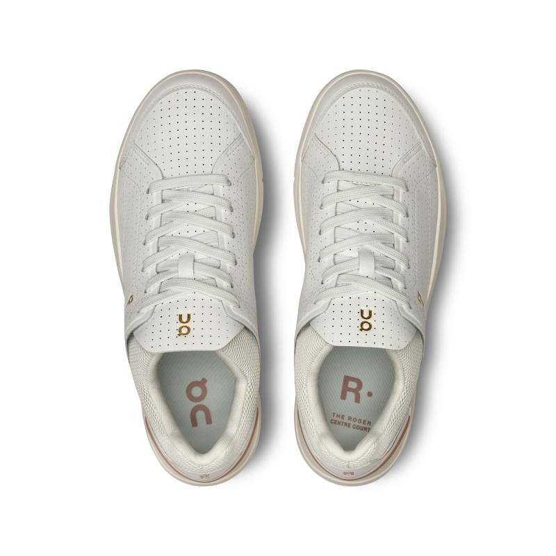 On Running THE ROGER Centre Court Women's Lifestyle Shoes White | Woodrose | ARJSI-9834