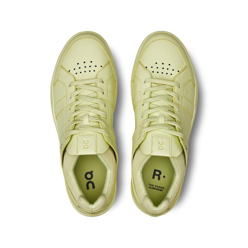 On Running THE ROGER Clubhouse Men's Life Shoes Hay Yellow | WVOTY-6017