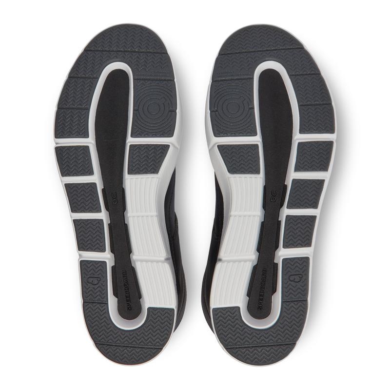 On Running THE ROGER Clubhouse Mid Men's Life Shoes Black | Eclipse | LCJWV-0731