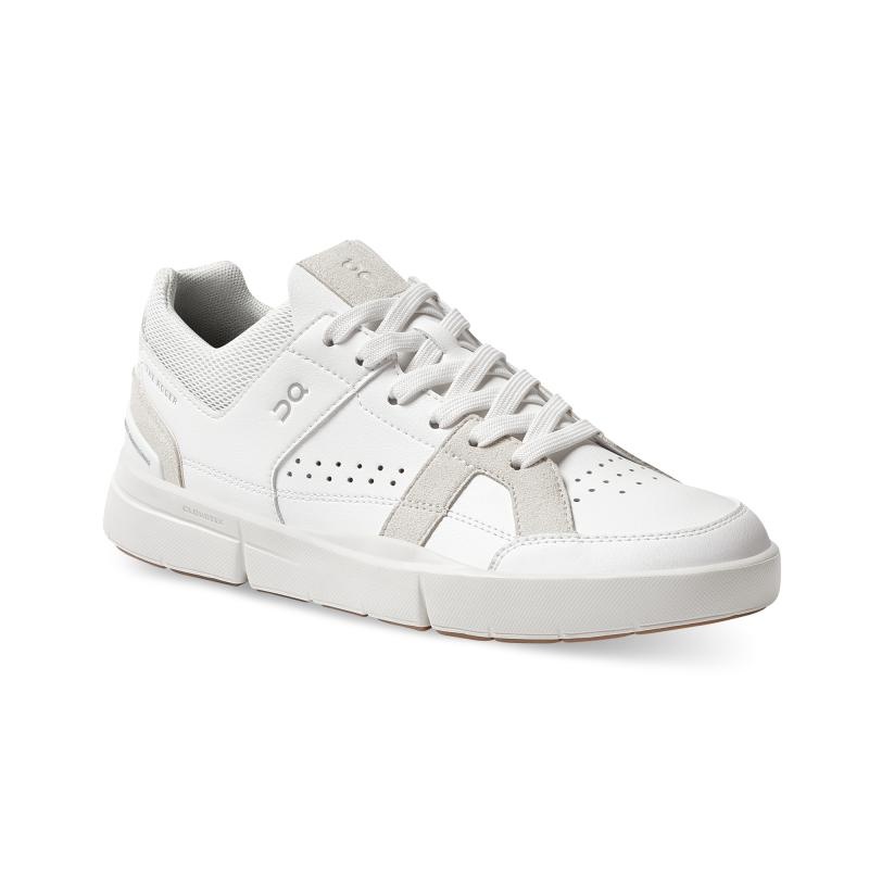 On Running THE ROGER Clubhouse Women's Lifestyle Shoes White | Sand | LZQYE-4530